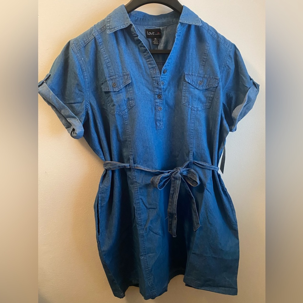 Denim dress